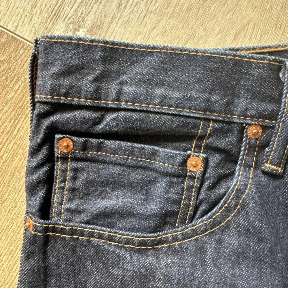 Levi's 517 Jeans Mens 38x30 Blue Bootcut Denim Dark Wash Classic Fit #916